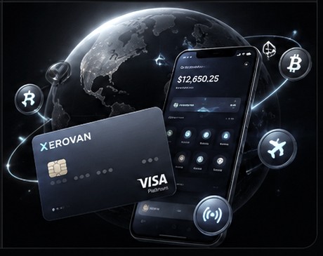 Xerovan card and app connected globally